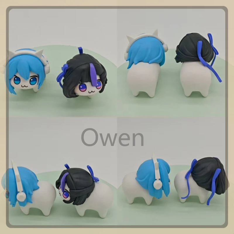 Mobile Games Anime NIKKE：The Goddess of Victory mini Figurine cute Doro Action Figure Q Version PVC Model Toy Birthday Doll Gift