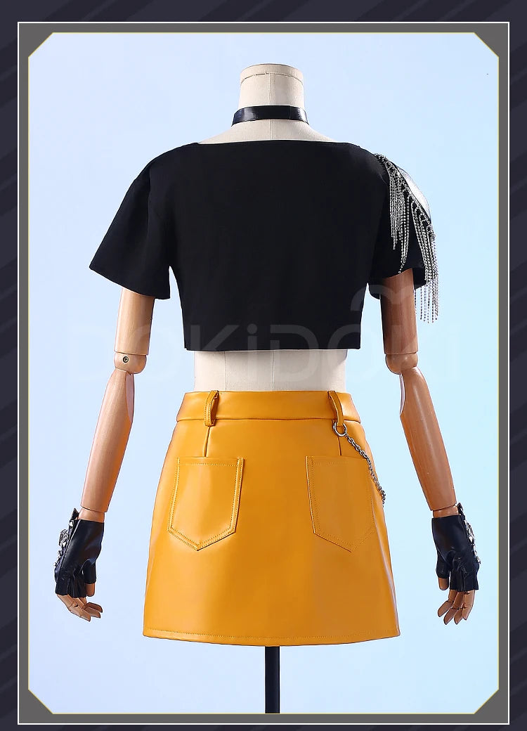 【Last Batch】IN STOCK Rumii Zoeyy Miraa Cosplay Costume【XS-3XL】DokiDoki-R Women Yellow Suit Rumii Miraa Costume Plus Size