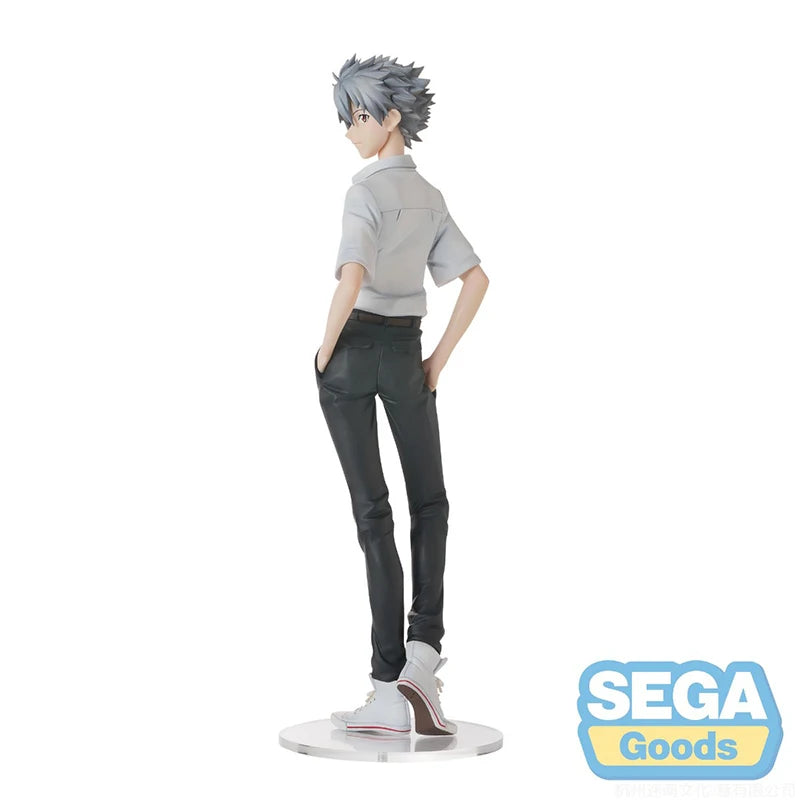 Bandai Evangelion Shinji Ikari Kaworu Nagisa Ayanami Rei 14CM PVC Model