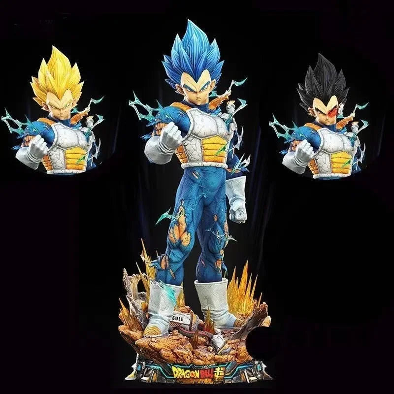 23cm Dragon Ball Anime Figures Demonize Vegeta Super SaiyanPvc Model Statue Doll Collection Decoration Ornaments Toys Gift