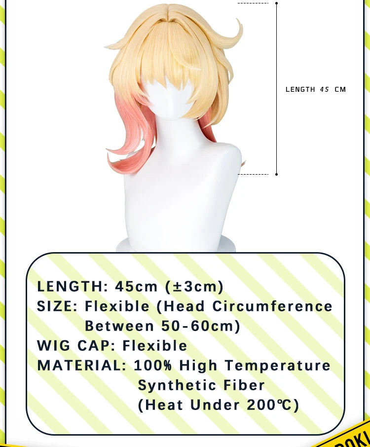 Emilie Wig Game Genshin Impact Cosplay Wig DokiDoki Perfumer Emilie Cosplay Glasses Necklace Women 45cm Short Hair Free Wig Cap
