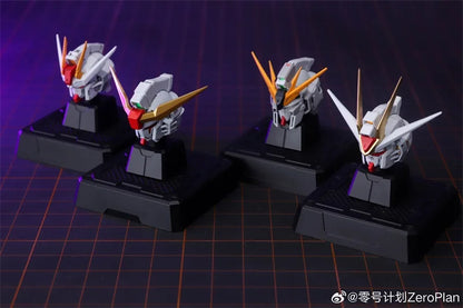 Bandai Zero Plan 4 in 1 Gundam Heads 1/100 ABS Model Kit