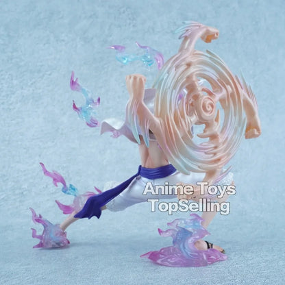 19cm/7.48in Anime One Piece Figure Nika Luffy Action Figures Luffy Arm can rotate Pvc Statue Collection Model Toys for Gifts