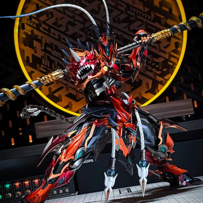 MOTOR NUCLEAR MNQ-XH08 Monkey King Sun WuKong Series ABS Alloy Skeleton Action Figure Fully Poseable Assembly Model Toy Boy Gift