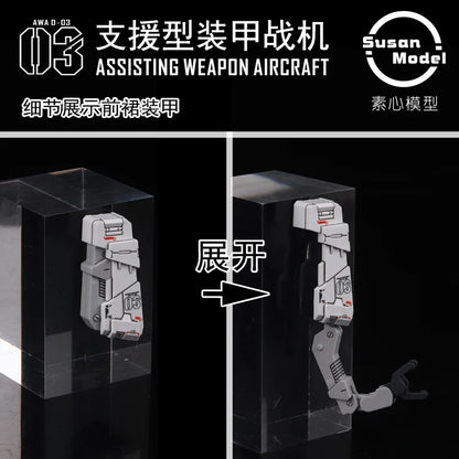 SUSAN Model RX-93 V RG 1/144 RX-93-ν2 Hi V ASSISTING AIRCRAFT AWA HWS Assembly Model Kit Toy Accessories Package Gift