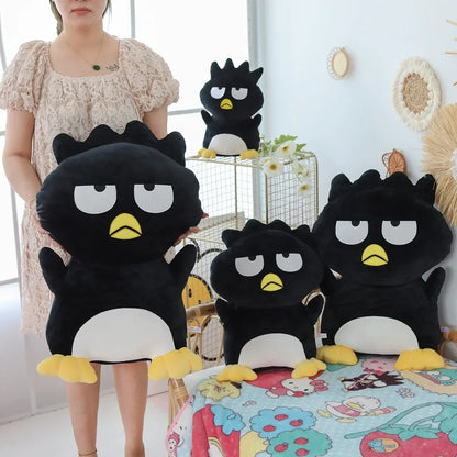 Big Size Black Penguin Plushies Cartoon Stuffed BADBADTZ MARU Plush Toy Soft Cute Anime Pillow Sofa Bed Home Decor Gifts Girl