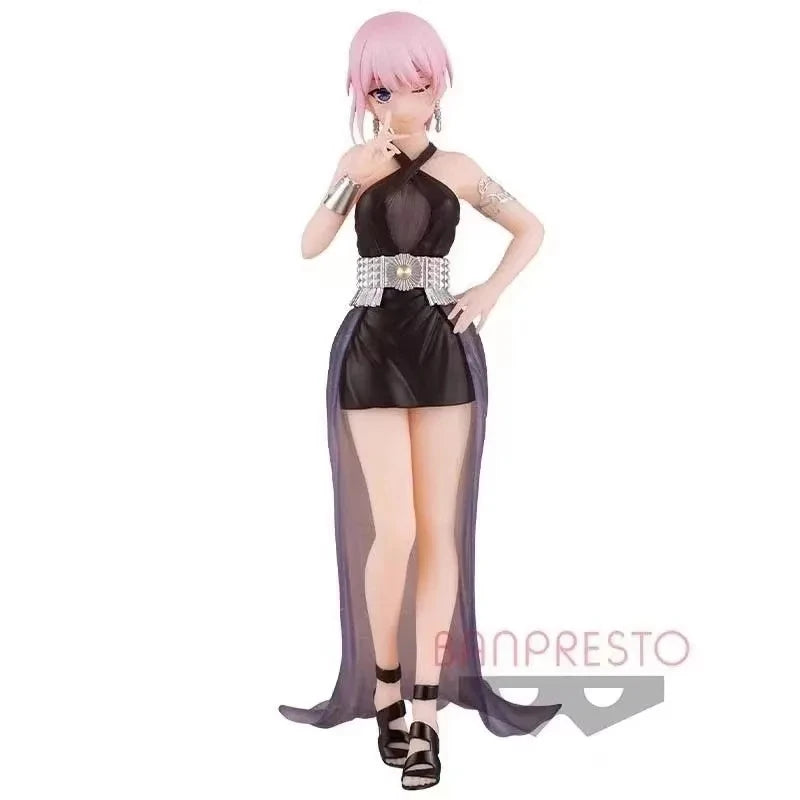 Bandai Original Banpresto The Quintessential Quintuplets Kyunties Nakano Ichika Nino Evening Dress Action Figure Model toys gift