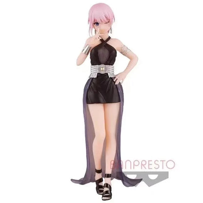 Bandai Original Banpresto The Quintessential Quintuplets Kyunties Nakano Ichika Nino Evening Dress Action Figure Model toys gift