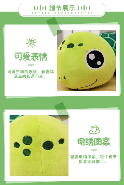 30-70cm Lovely Big Eyes Tortoise Plush Doll Toy Kawaii Soft Stuffed Animal Cushion Cartoon Small Sea Turtles Dolls for Kids Gift