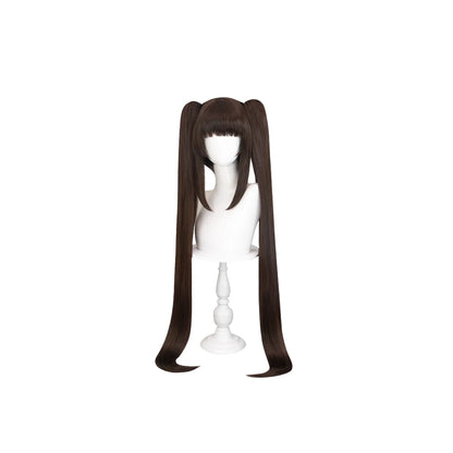 IN STOCK Chocola /Vanilla Wig Nekopara Cosplay DokiDoki Halloween Wig Long brown Hair Chocola Cosplay Ears Vanilla Free Wig Cap