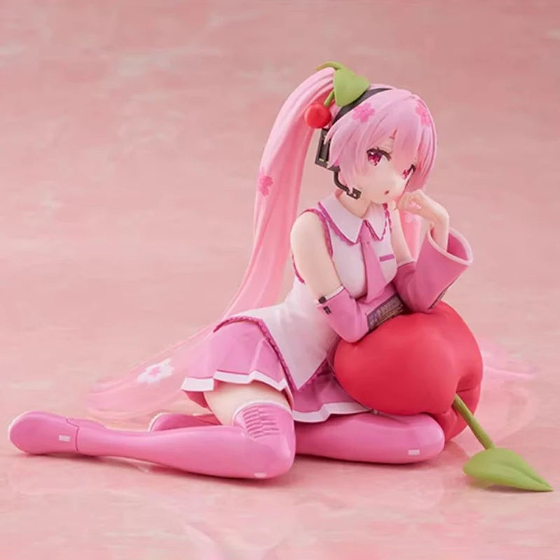 Bandai Hatsune Miku Cherry Pillow Ver 13CM PVC Model