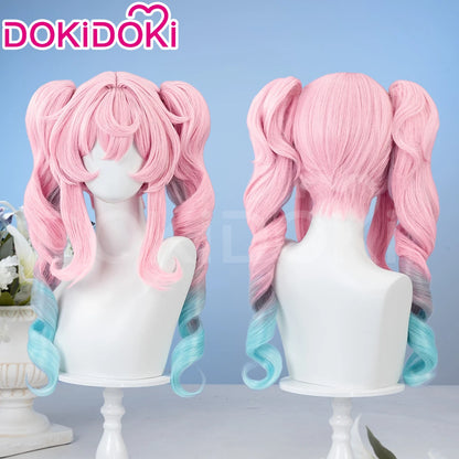 IN STOCK Castorice Hyacine Wig Game Honkai: Star Rail DokiDoki Halloween 100cm Long Hair Castorice Cosplay Headwear Free Cap