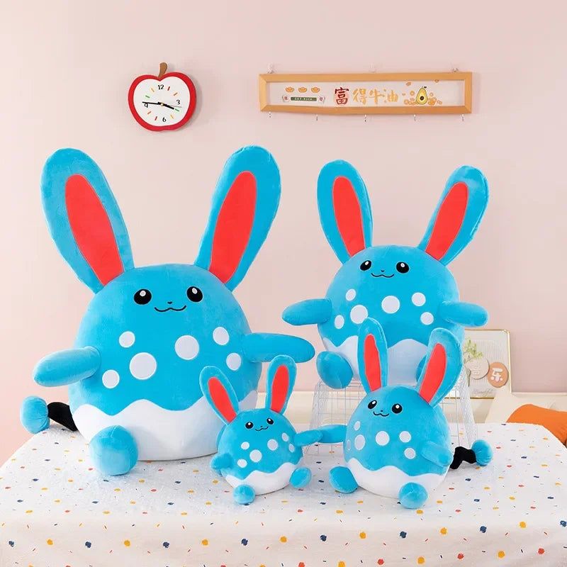 New 70cm Pokemon Azumarill Large Plush Toy Anime Doll Cute Giant Pokémon Cute Cartoon Stuffed Plushie Pillow Gift for Children