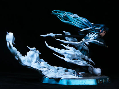 19cm Demon Slayer Anime Figure Tokitou Muichirou Figure Pvc Gk Statue Figurine Model Doll Collection Room Decora Desk Toys Gift