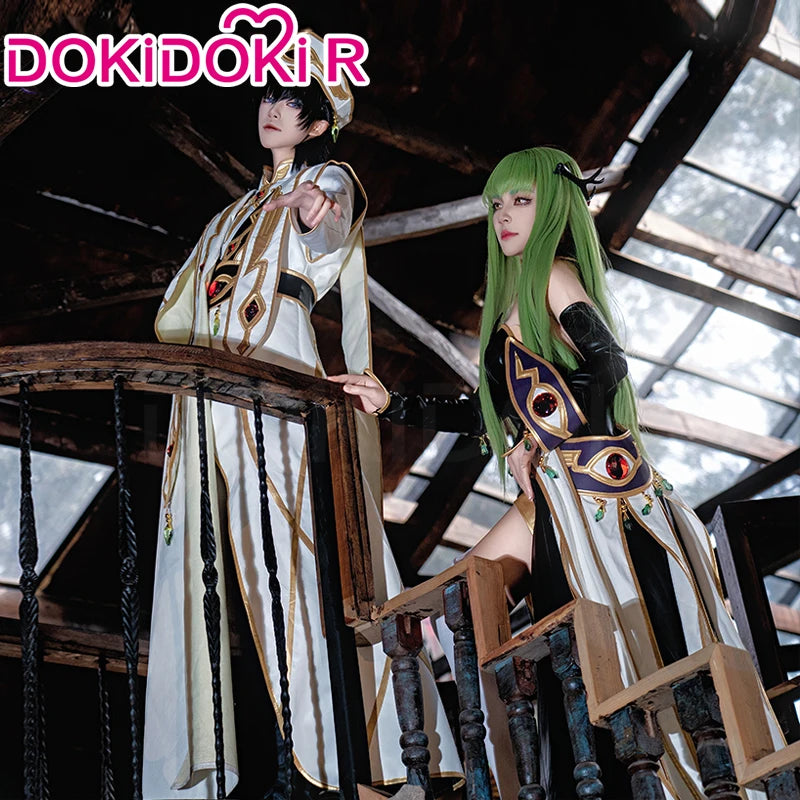 Lelouchh Lamperougee C Cosplay Anime Cosplay【XS-2XL】DokiDoki-R Halloween Men Emperor Women Queen Lelouchh Plus Size