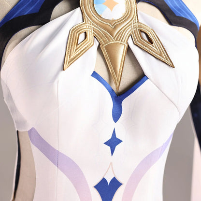 Genshin Impact Istaroth Cosplay Costume Wig Dress Uniform Tokoyo Ookami Kairos Four Shades Halloween Party for Women Girls Props