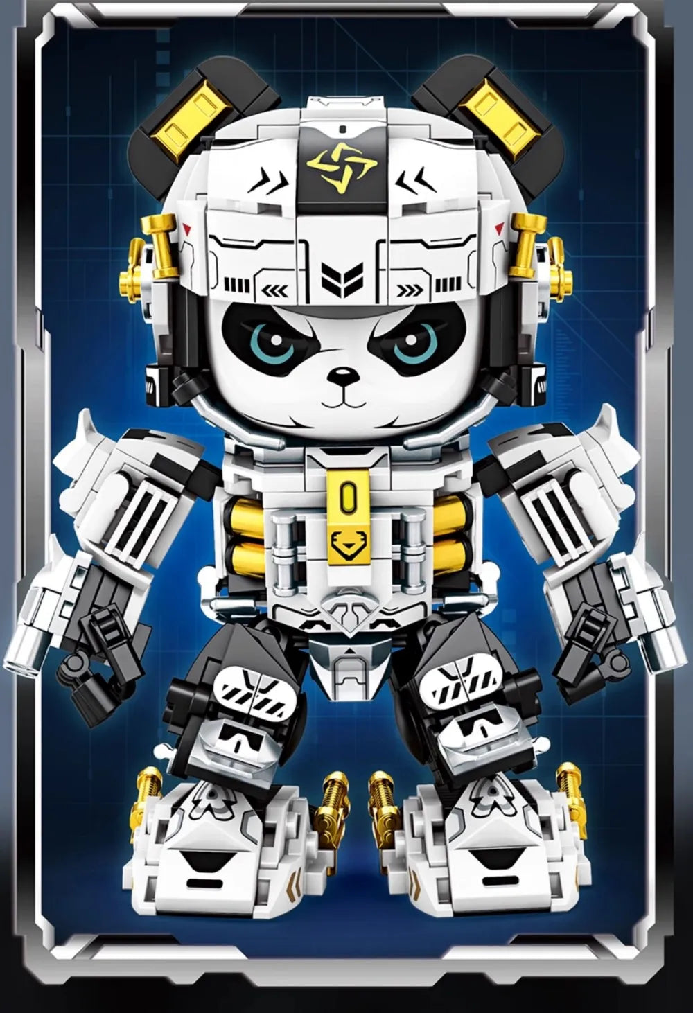 2025 New Model Mechanical Panda & Zodiac Building Blocks Gift Set - 12-in-1 Articulated Animal Toys for Birthday Christmas Gifts