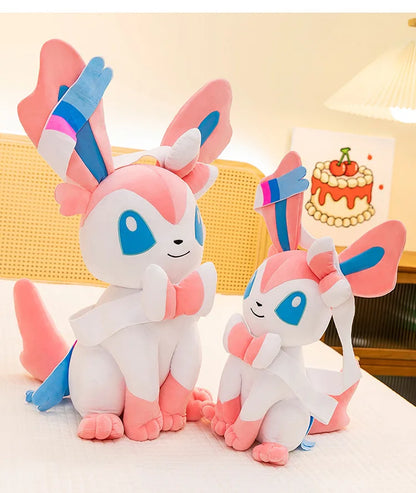 40/50/75CM Big Size Pokemon Sitting Sylveon Plushies Cartoon Anime Stuffed Comfortable Soft Doll Bolster Decorate Cushion Gift