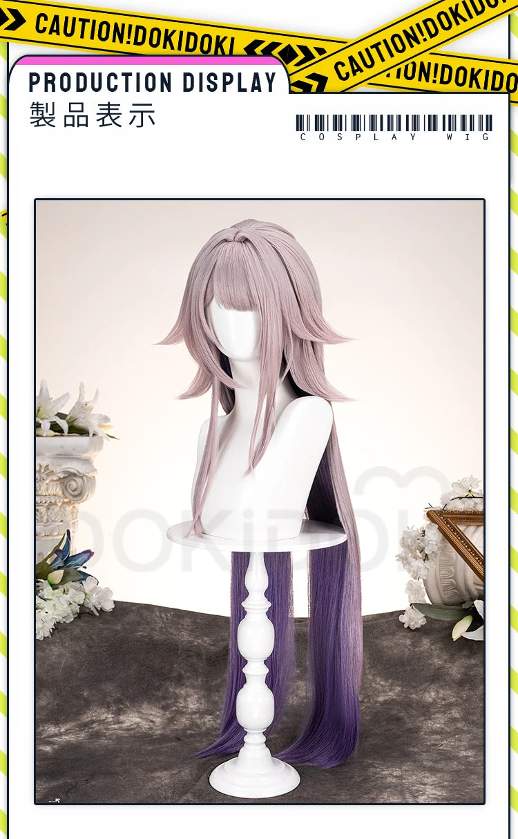 IN STOCK The Herta Cosplay Costume Game Honkai: Star Rail DokiDoki-SR HSR Women Cosplay The Herta Halloween Costume Wig