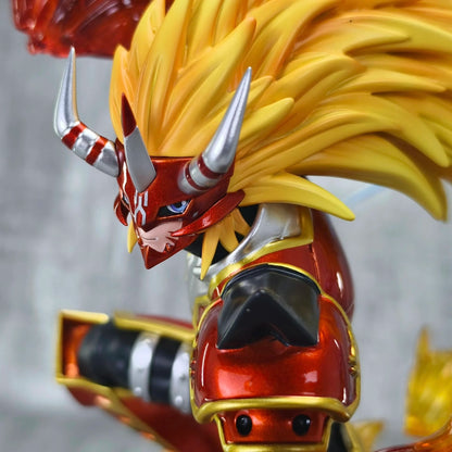 Bandai Digimon Garurumon Agunimon 26cm PVC Model