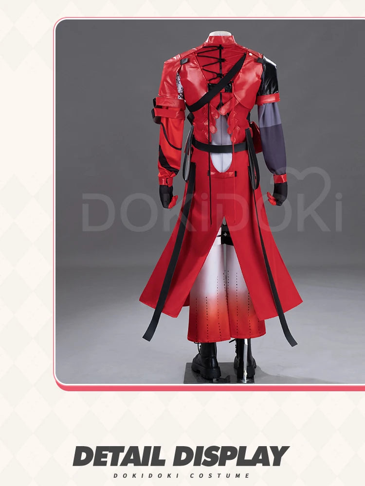 Scar Cosplay Costume Game Wuthering Waves Cosplay【S-2XL】DokiDoki-N Men Red Costume Scar Cosplay Plus Size