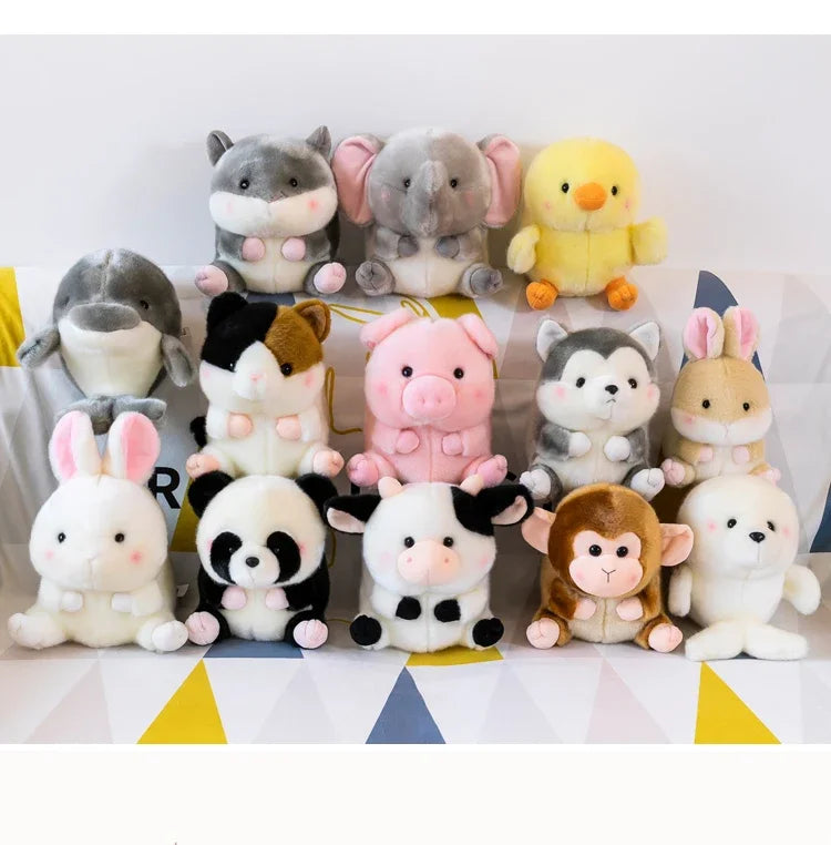 Cute Hamster Rabbit Panda Plush Toy Pig Small Doll Stuffed Animals Stitch Kawaii Envio Gratis Kids Birthday Christmas Gift