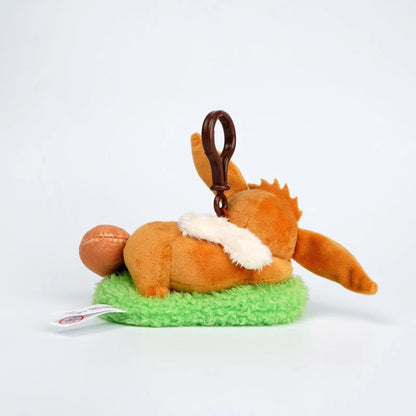 Animal Pokemon Pikachu Eevee Bulbasaur Charmander Jigglypuff Squirtle Kawaii Plush Toys Pendant Keyring Keychain Birthday Gifts