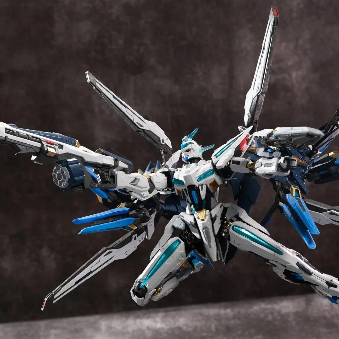 【In Stock】 100% Genuine MOTOR NUCLEAR MNP-CR01 HUANCI 22CM Assembling Movable Model Toys Alloy Skeleton Mecha Figurine Toy Gifts