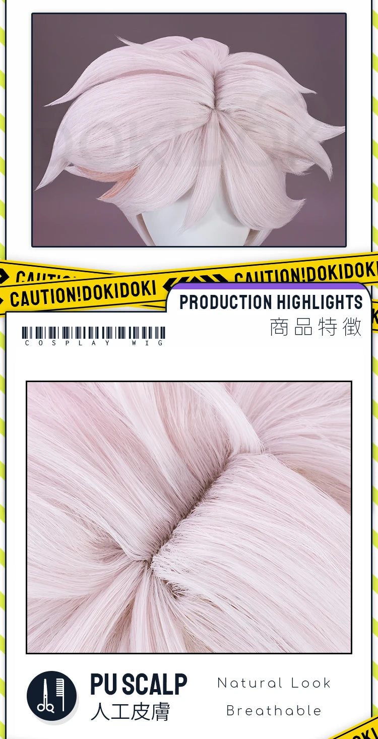 IN STOCK Angel Cosplay Costume Anime Cosplay【S-3XL】DokiDoki-SR Women Pink Uniform Angel Demon Cosplay Wig Plus Size Halloween