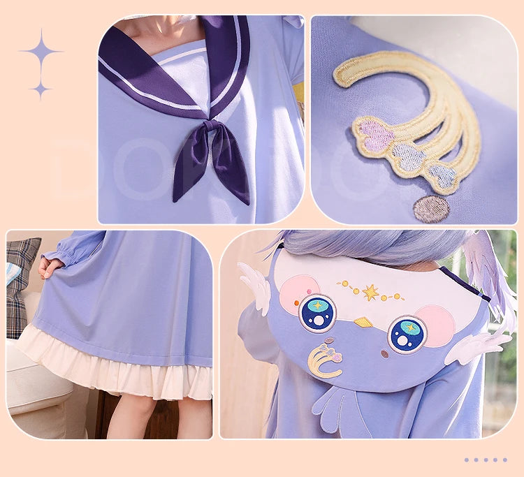 IN STOCK Robin Firefly Doujin Cosplay Costume Game Honkai: Star Rail DokiDoki-SR Women Summer Cute Pajamas