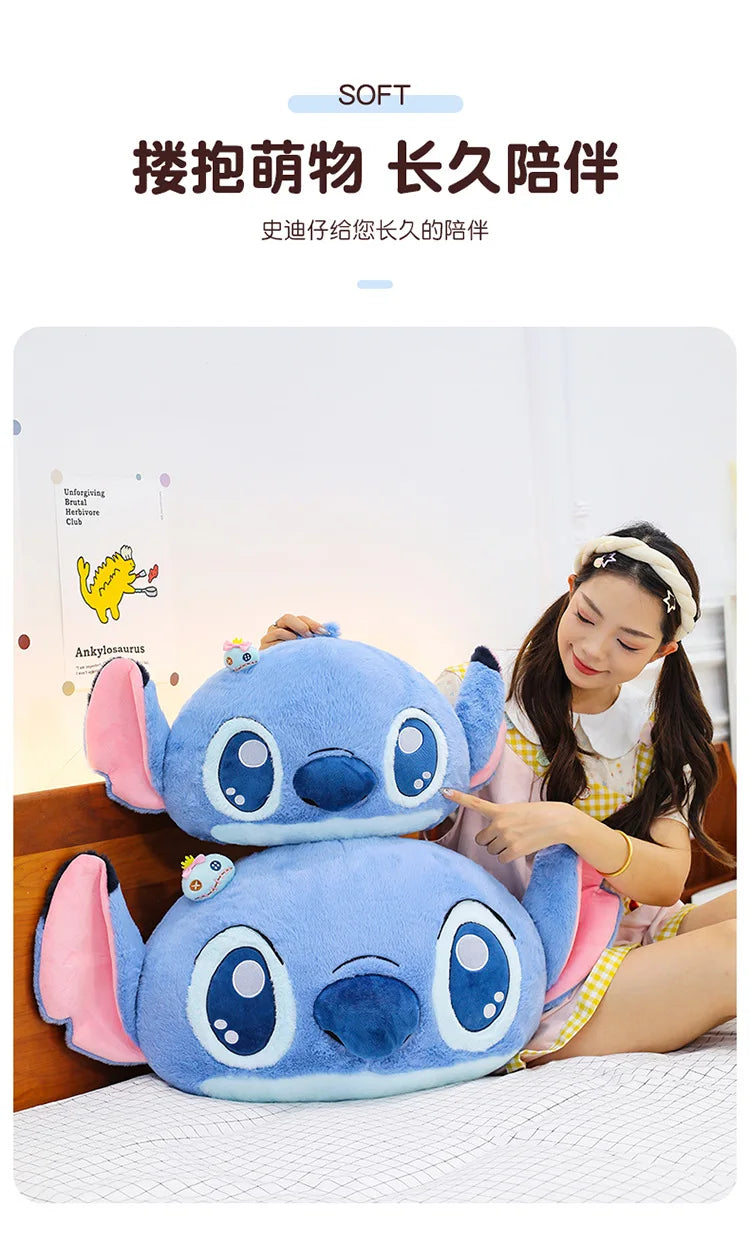 40x80cm Big Size Stitch Disney Anime Plush Stuffed Doll Cartoon Room Decoration Plush Pillow Children's Holiday Gift
