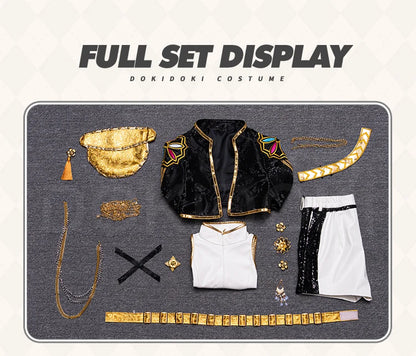 【Last Batch】IN STOCK Zoeyy Miraa Rumii Cosplay Costume【XS-3XL】DokiDoki-N Golden Costume Zoeyy Miraa Rumii Cosplay Plus Size