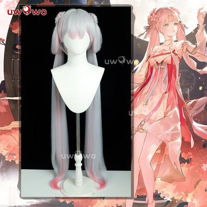 LAST BATCH UWOWO Jinhsi Cosplay Game Wuthering Waves Jinhsi Peach Blossom Cosplay Costume Dress Halloween Costume