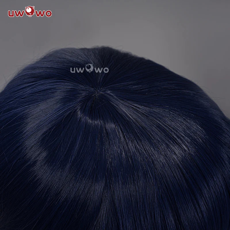IN STOCK UWOWO Ahri Cosplay Wig Game League of Legends/LOL: Ahri Wig Champion Cosplay Wigs Ahri Hair Dark Blue 100cm Long Wig