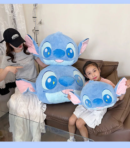 70x110cm Super Big Size Stitch Disney Anime Plush Stuffed Doll Kawaii Lotso Pillow Room Decoration Plushies Holiday Gift