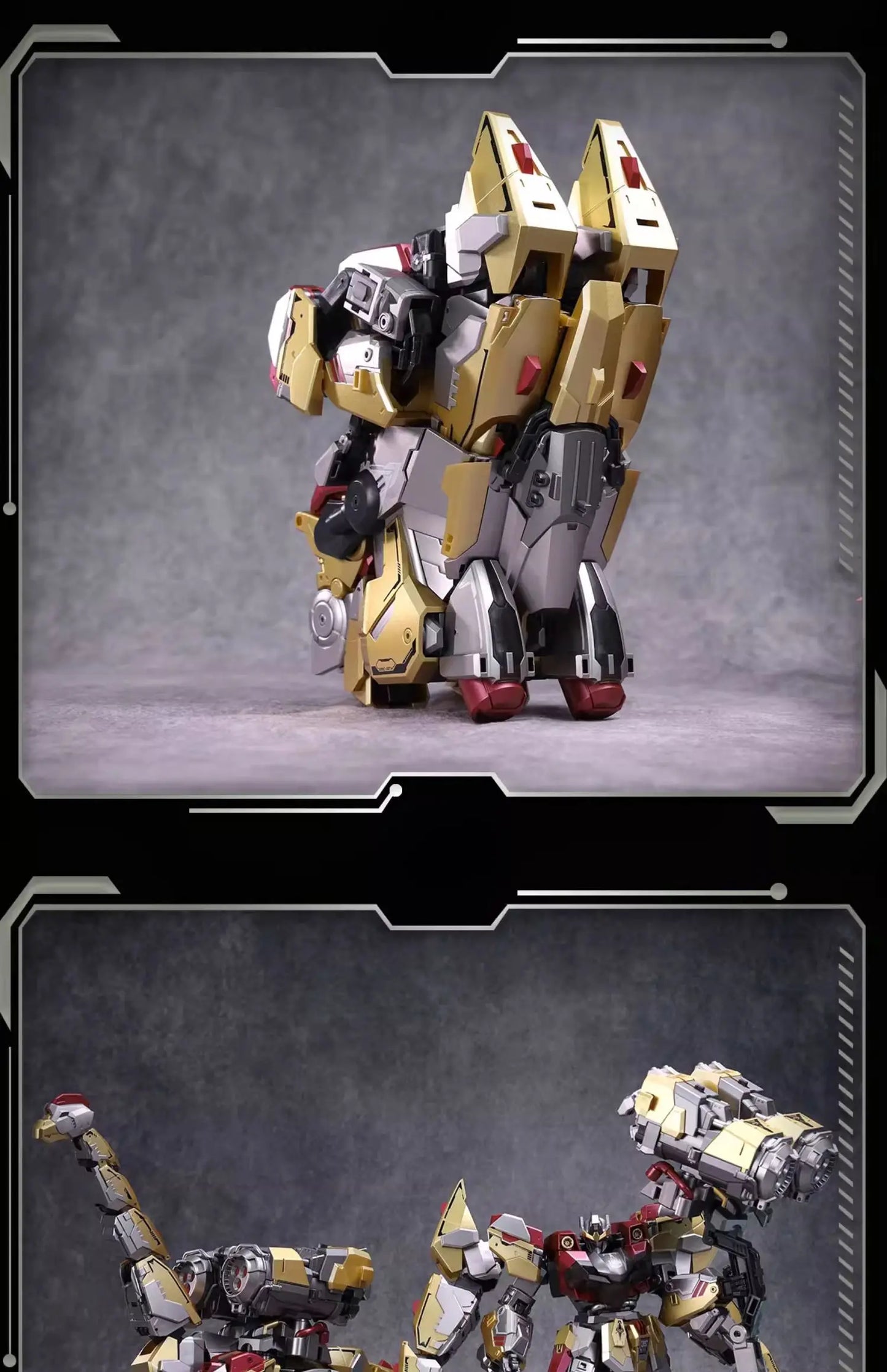 BRONTOSOLID TA-LYL004 Legendary Class Alloy Frame Metal Skeleton Action Figure Fully Poseable Mecha Warrior Assembly Model Gifts