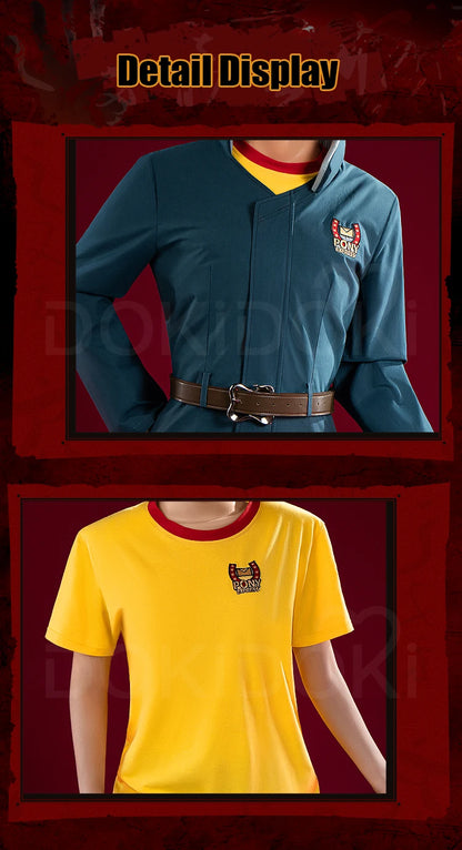 IN STOCK Anya Curly Daisuke Cosplay Costume Game Mouthwashing【XS-3XL】DokiDoki-R Uniform Halloween Anya Cosplay Wig Plus Size