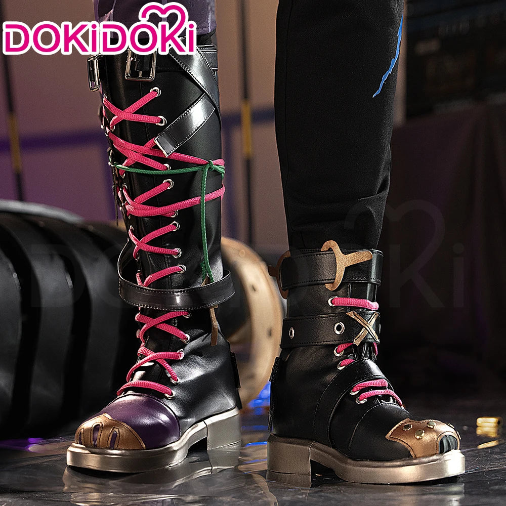Jinxx Caitlynn Jaycee Cosplay Shoes Game Cosplay DokiDoki Women Men Boots Jinxx Caitlynn Jaycee Cosplay Shoes