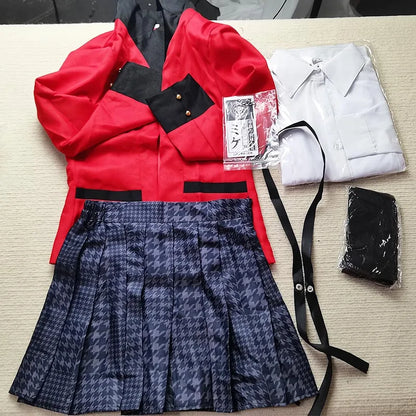 HOMCHEE TRENDS Jabami Yumeko Cosplay Set Adult Cotton Polyester