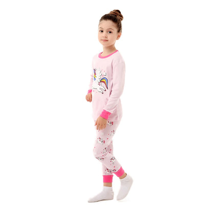 Boys Pajamas Sets 2 to 3 4 5 6 7 8 Years Cotton Long Sleeve Toddler Boy Pijama Autumn Winter Kids Sleepwear Set Children Clothes