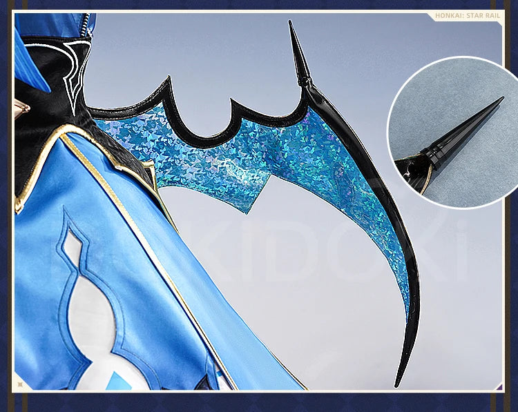 Cerydra Cosplay Costume Game Honkai: Star Rail【S-2XL】DokiDoki-SR HSR Women Halloween Dress Cosplay Cerydra Wings Wig Plus Size