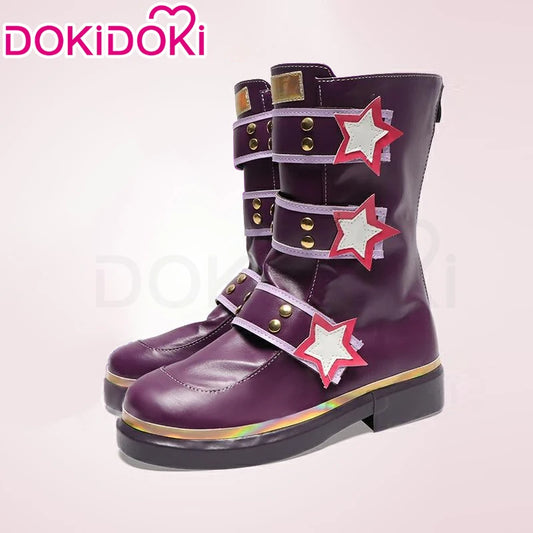 Rinn/Lenn Cosplay Shoes DokiDoki Women Men Cute Cosplay Boots Muse Dash Rinn Cosplay Lenn Shoes