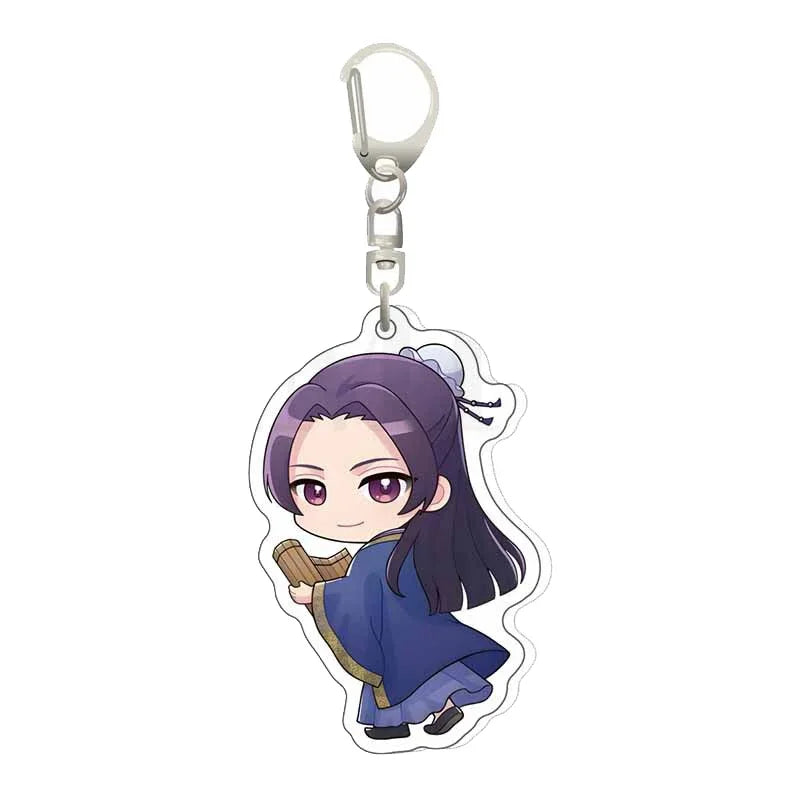 Anime The Apothecary Diaries Maomao Keychain Jinshi Gyokuyou Cosplay Gaoshun Rouran Backpack Pendant Kids Girls Birthday Gifts