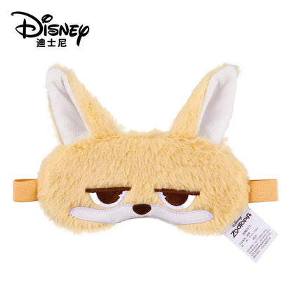 Disney Children's Plush Eye Mask Zootopia Cartoon Design Sleep Sunscreen Napping Mask for Students Cute And Crazy Gift