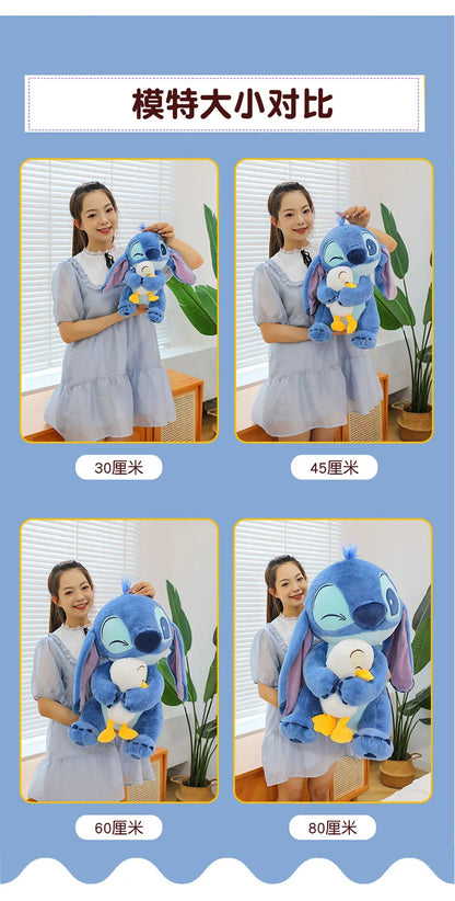 67cm Big Size Disney Lilo & Stitch Anime Plush Stuffed Doll Room Kawaii Plushies Pillow Decorations Children's Holiday Gifts