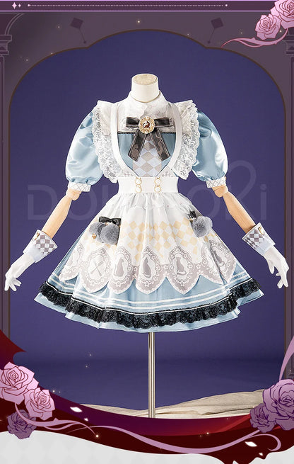 IN STOCK Nikki Cosplay Costume Game Infinity Nikki【S-3XL】DokiDoki-R Women Cute Lolita Dress Floral Memory Plus Size