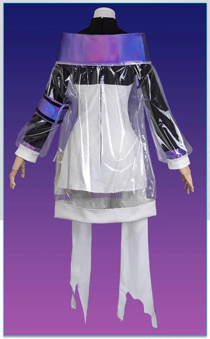 Arknights Eblana Dublinn Cosplay Costume Necrass Uniform Jacket Headwear Earrings Halloween Party for Women Girls Props iCoser