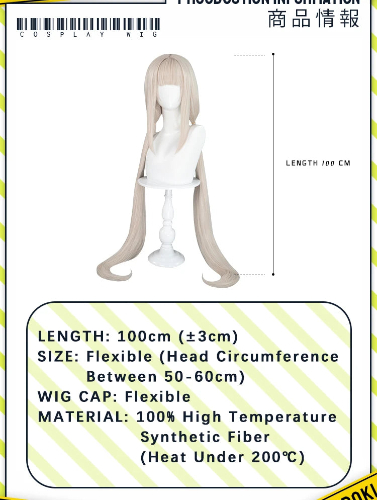 IN STOCK Chocola /Vanilla Wig Nekopara Cosplay DokiDoki Halloween Wig Long brown Hair Chocola Cosplay Ears Vanilla Free Wig Cap