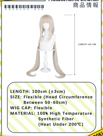 IN STOCK Chocola /Vanilla Wig Nekopara Cosplay DokiDoki Halloween Wig Long brown Hair Chocola Cosplay Ears Vanilla Free Wig Cap