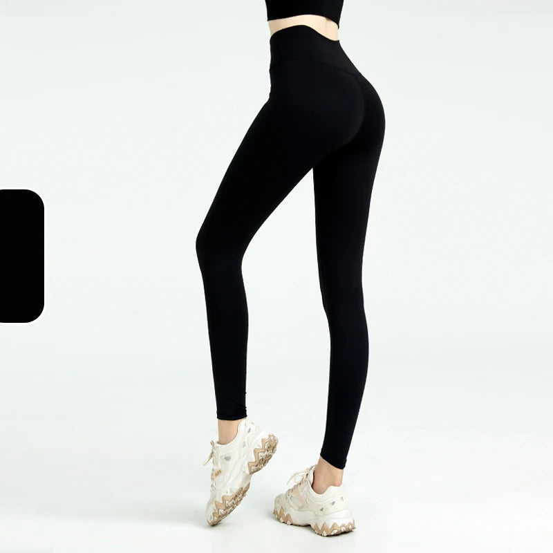 2025 Codex Seamless Yoga Leggings Women’s Sports Tights Gym Workout Fitness Pants Athletic Wear - Black / S